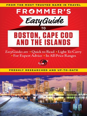 cover image of Frommer's EasyGuide to Boston, Cape Cod and the Islands